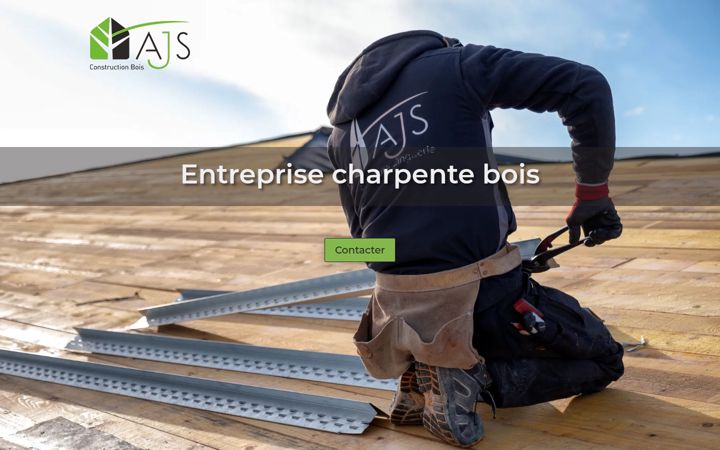 Screenshot of ajs-construction-bois.fr
