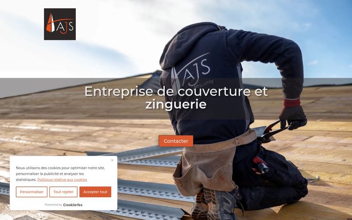 Screenshot of ajs-couverture.fr
