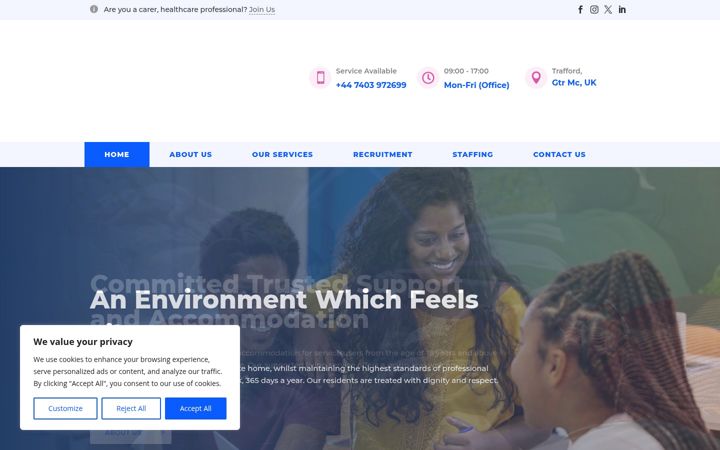 Screenshot of ajseasons.co.uk