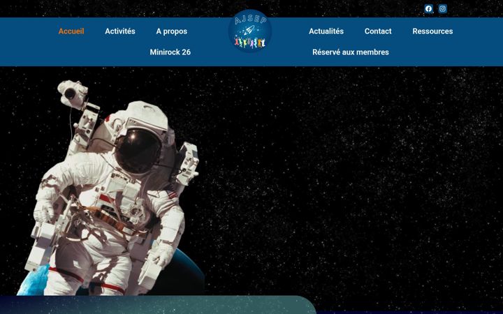 Screenshot of ajsep.org