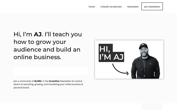 Screenshot von ajsilber.com