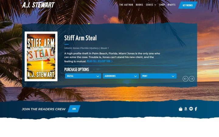 Screenshot of ajstewart.com