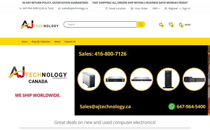 Екранна снимка на ajtechnology.ca