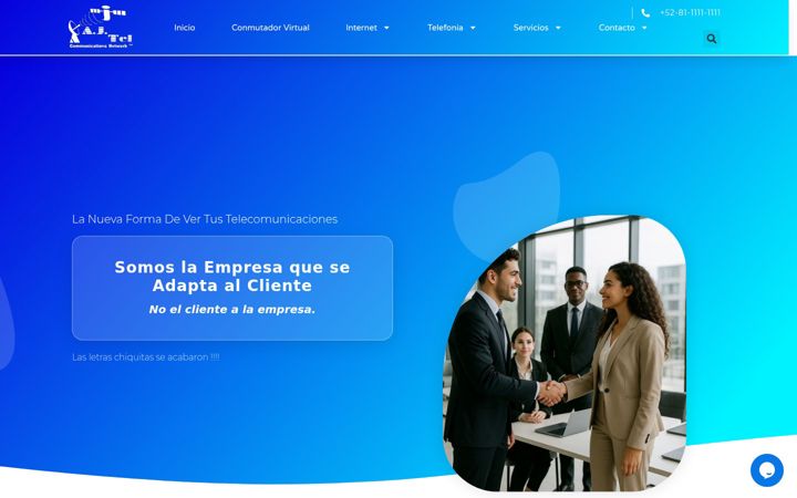 Screenshot of ajtel.net