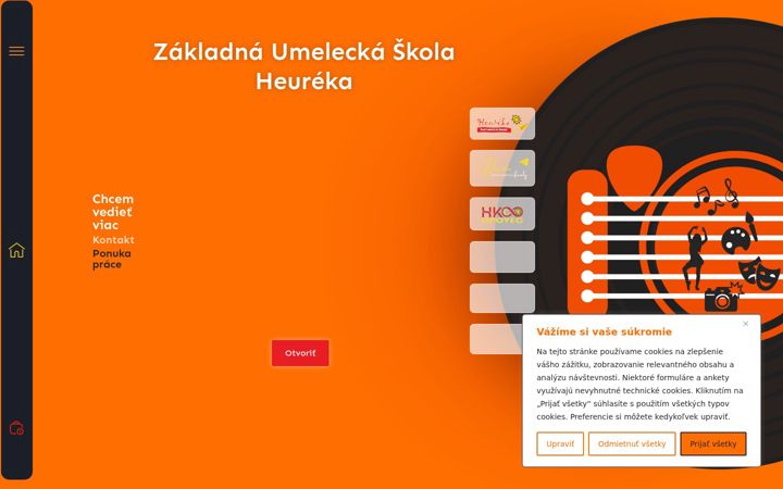 Skjámynd af ajtysiheureka.sk