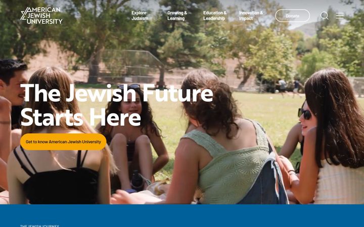 Screenshot of aju.edu
