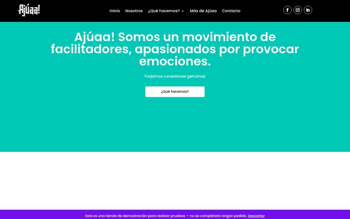 Screenshot of ajuaa.mx