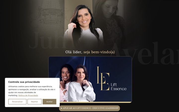 Screenshot of ajuavelar.com.br
