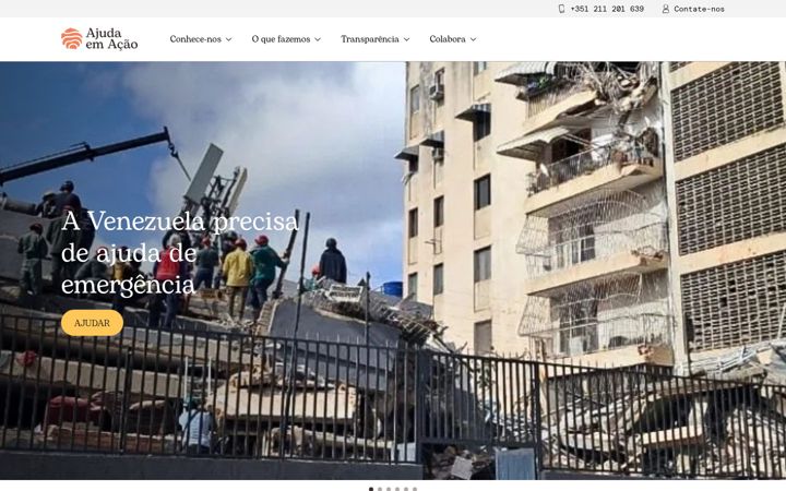 Screenshot of ajudaemacao.org
