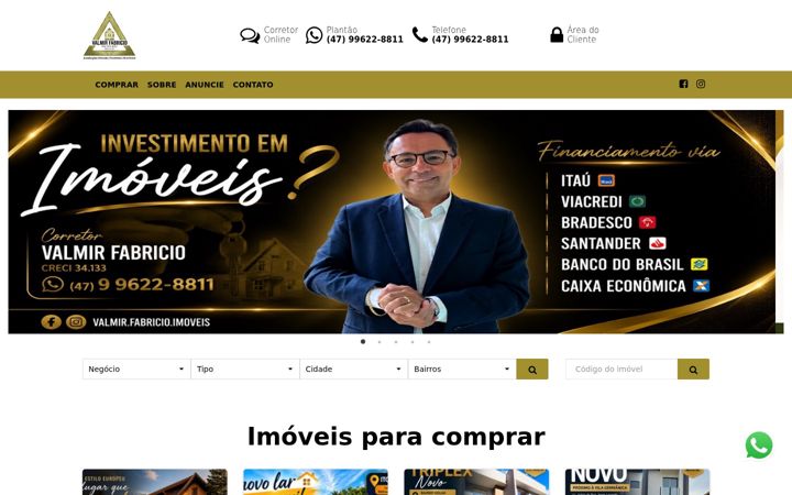 Screenshot of ajudarimoveis.com.br