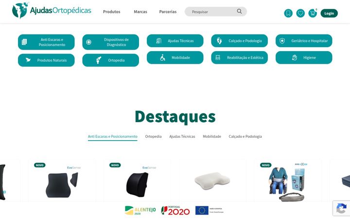 Screenshot of ajudasortopedicas.com