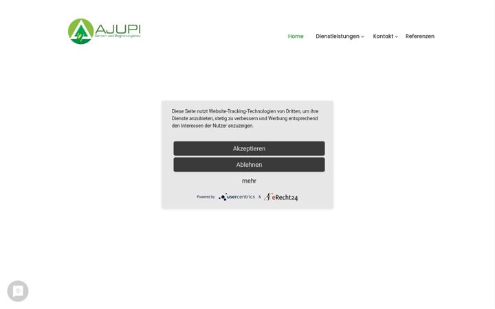 Screenshot di ajupi-gartenundbegruenungsbau.de