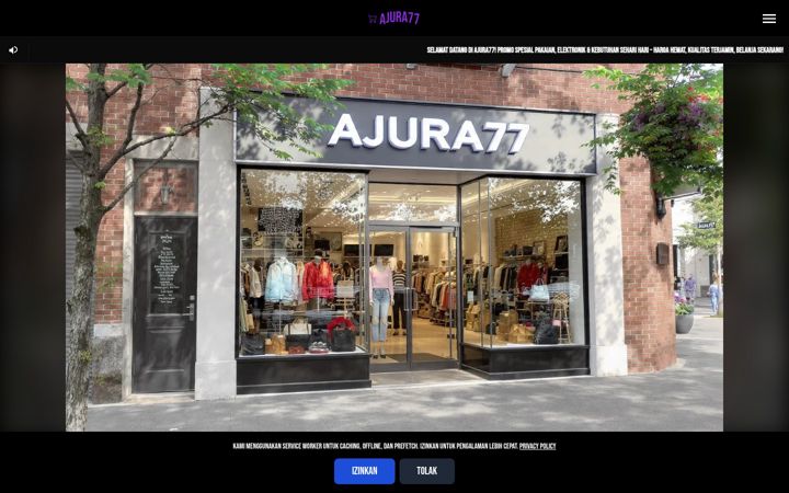 Screenshot of ajura77.com