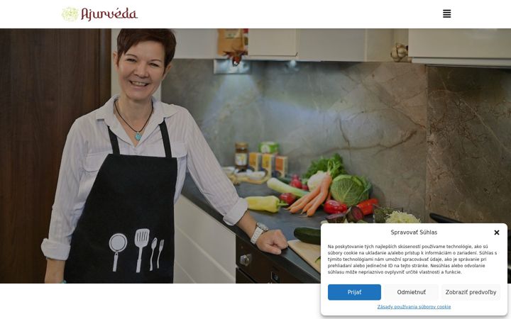 Screenshot ta' ajurvedskeporadenstvo.sk