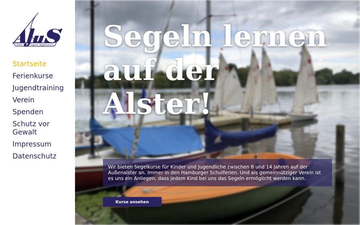 Snímek obrazovky ajus-hamburg.de