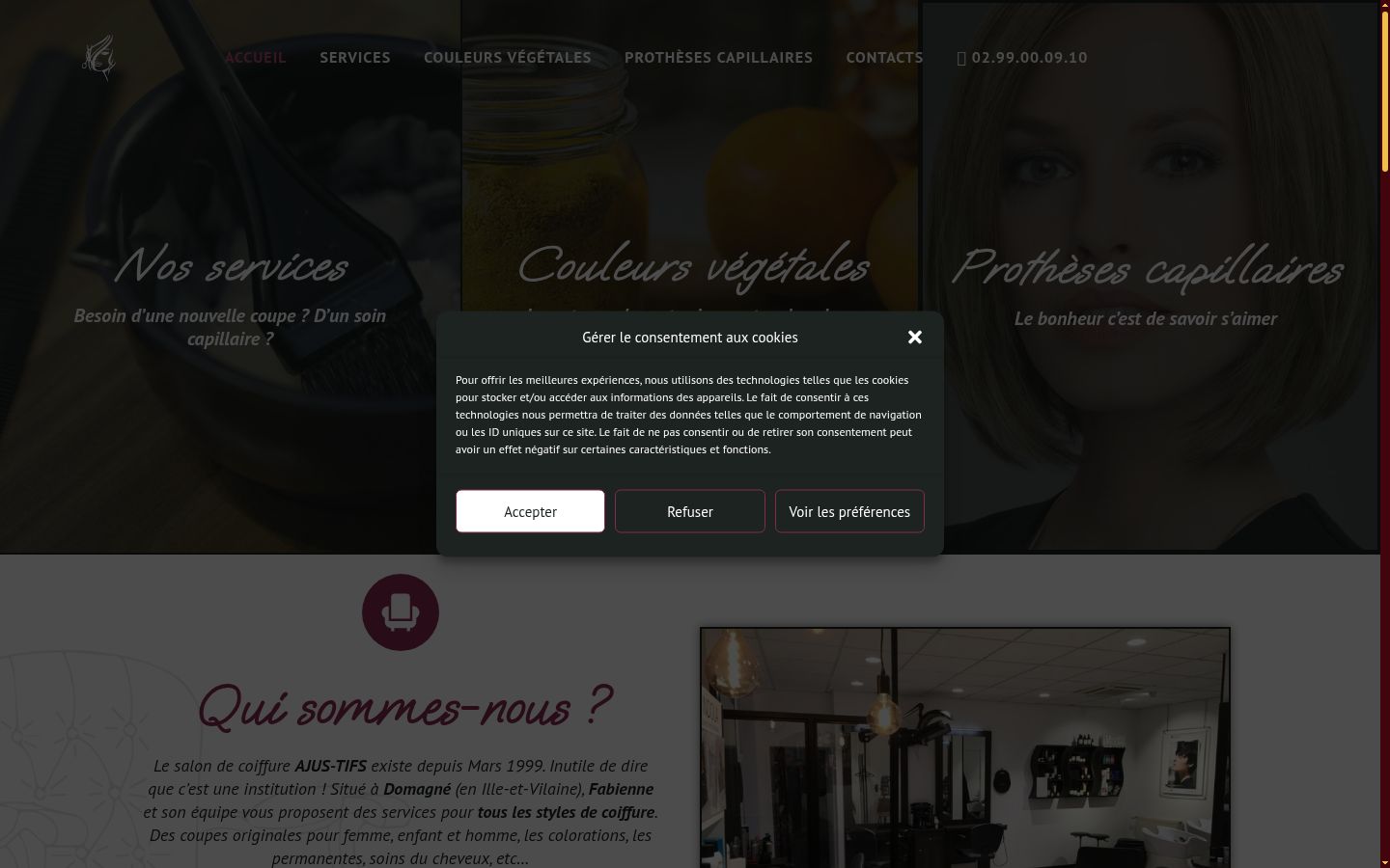 Screenshot tal-banner tal-kunsens muri qabel kwalunkwe interazzjoni