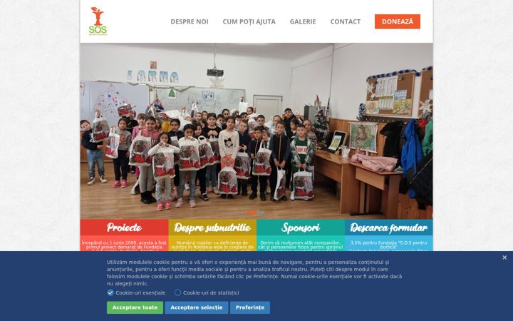 Screenshot of ajutorpentruburtica.ro