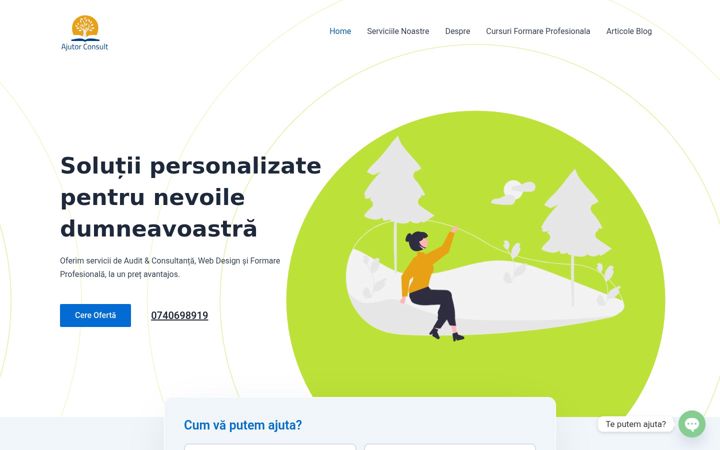 Screenshot of ajutorultau.ro