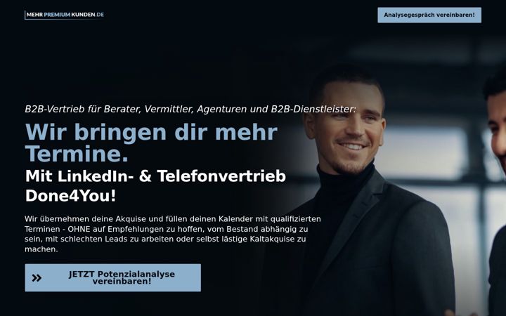 Screenshot stránky ajx-marketing.de
