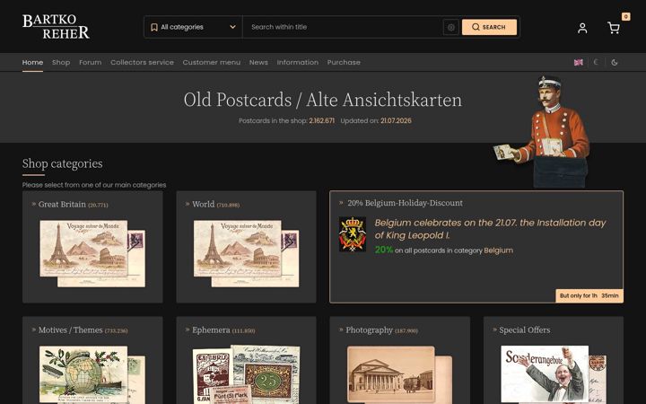 Screenshot of ak-ansichtskarten.de