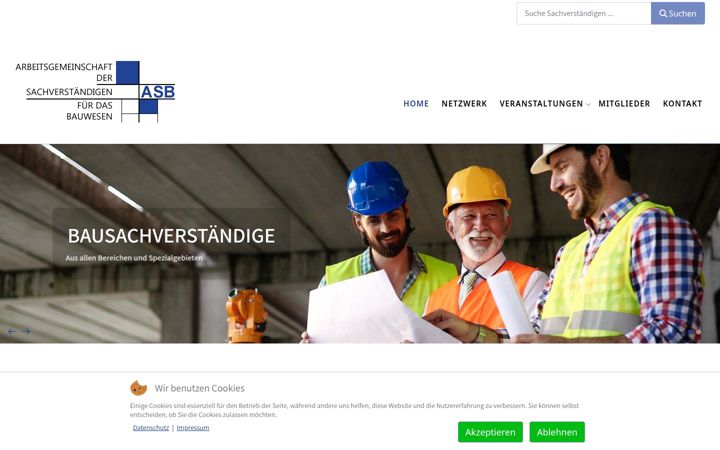 Skärmbild av ak-bausachverstaendige.de