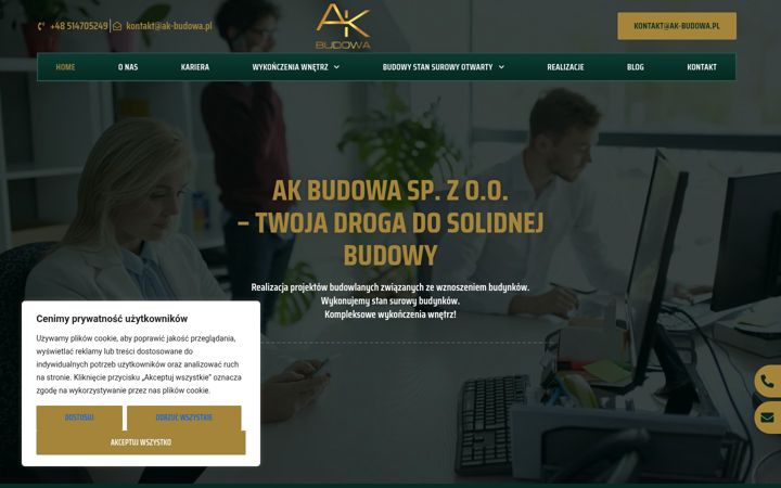 Screenshot of ak-budowa.pl