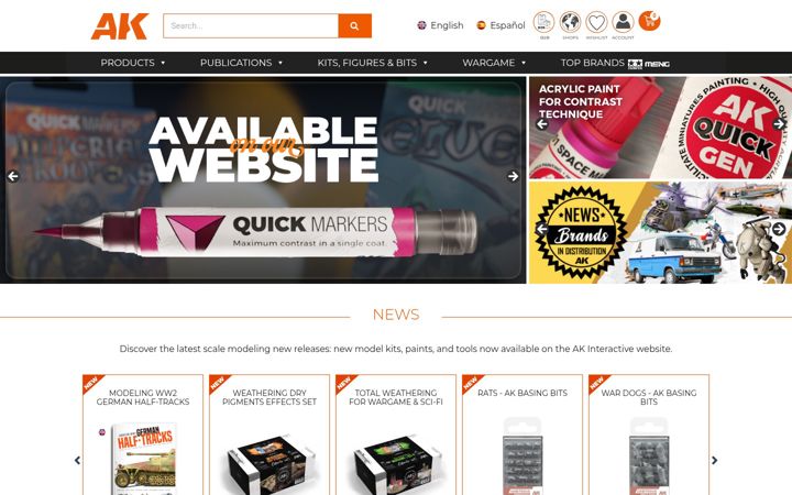 Screenshot of ak-interactive.com