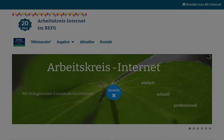 Captura de pantalla de ak-internet.de