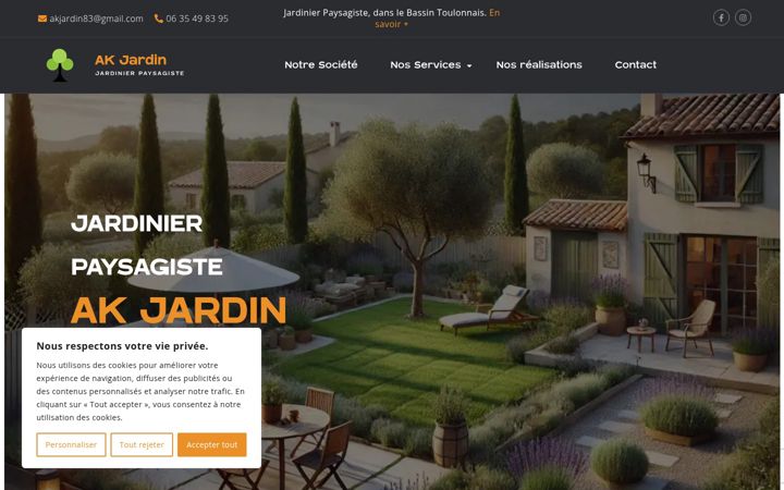 Ekrano kopija ak-jardin.com