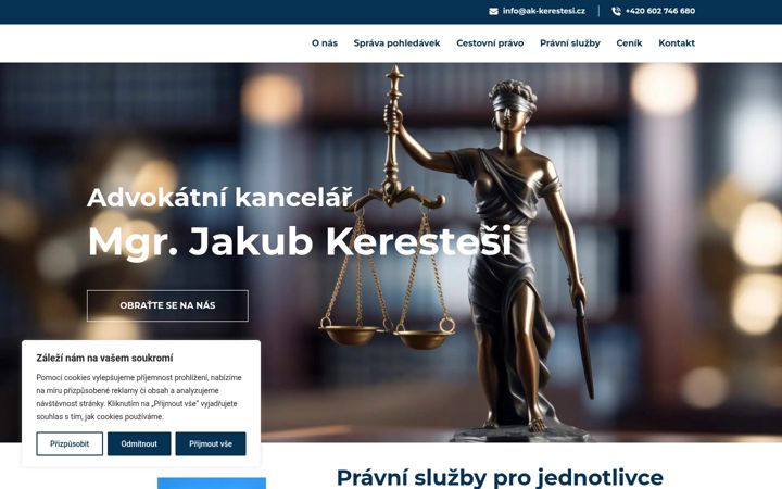 Snímek obrazovky ak-kerestesi.cz