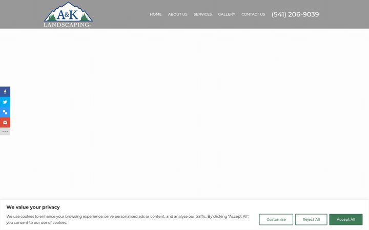 Ekrano kopija ak-landscaping.com
