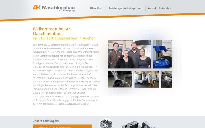 Screenshot of ak-maschinenbau.de