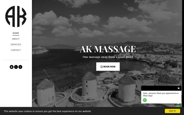Screenshot of ak-massage.com