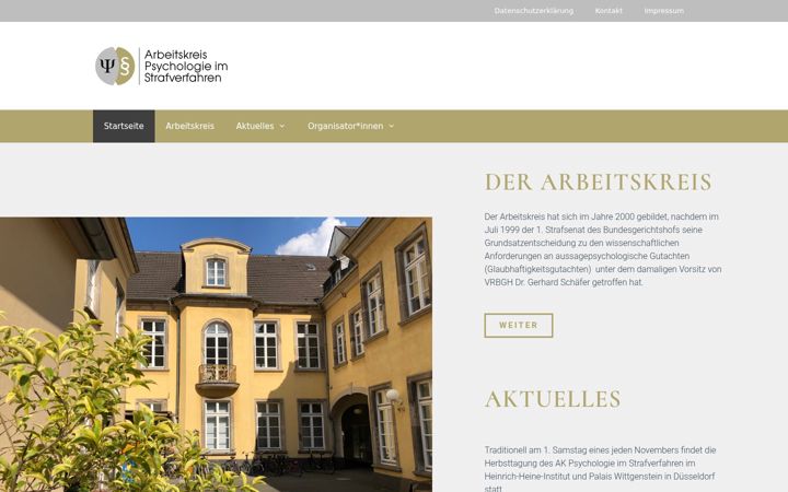 Screenshot of ak-psychologie-im-strafverfahren.de