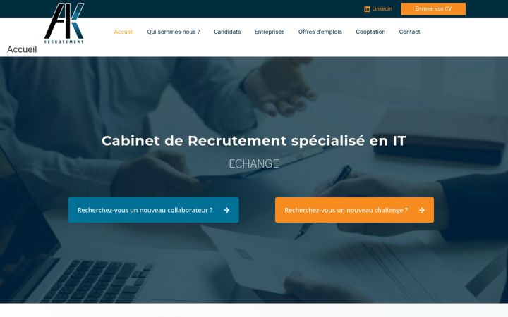 Képernyőkép: ak-recrutement.fr