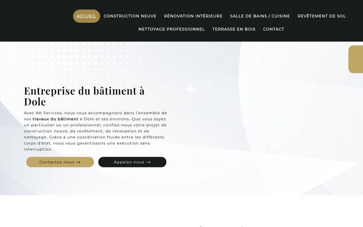 Screenshot of ak-services39.fr