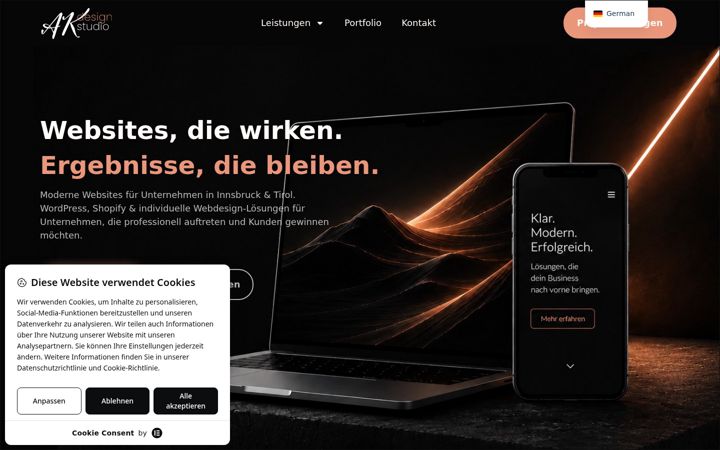 Screenshot of ak-studio.online