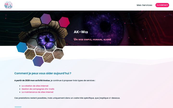 Screenshot of ak-web.fr