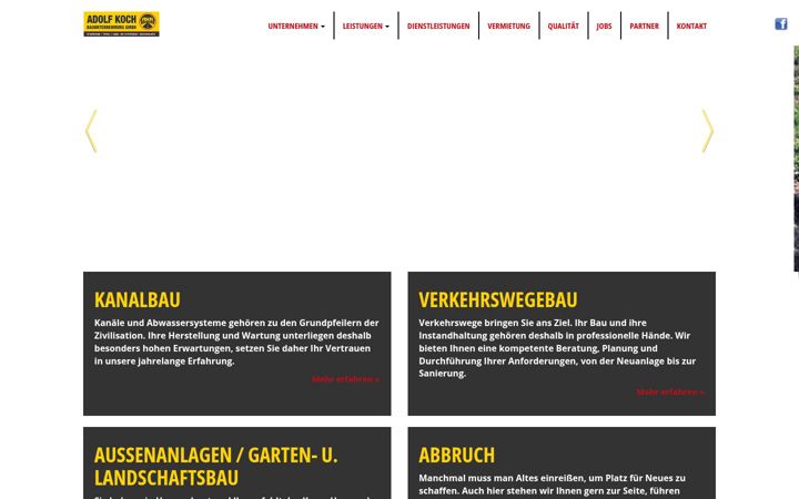 Screenshot of aka-bau.de