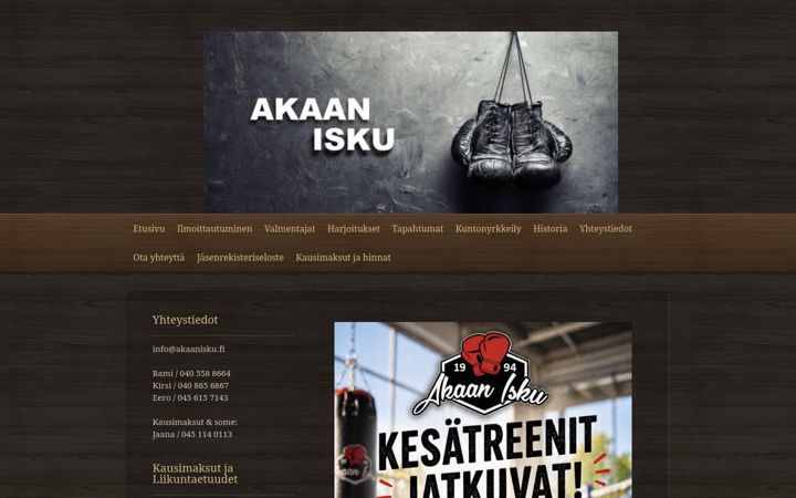 Ekrānuzņēmums no akaanisku.fi
