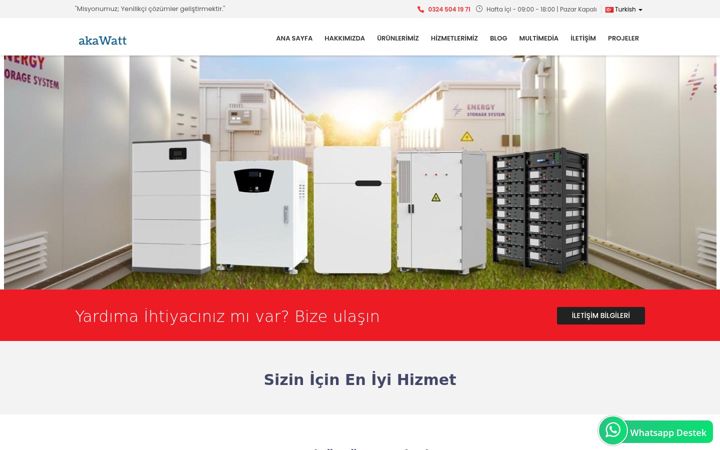 Screenshot stránky akabattery.com