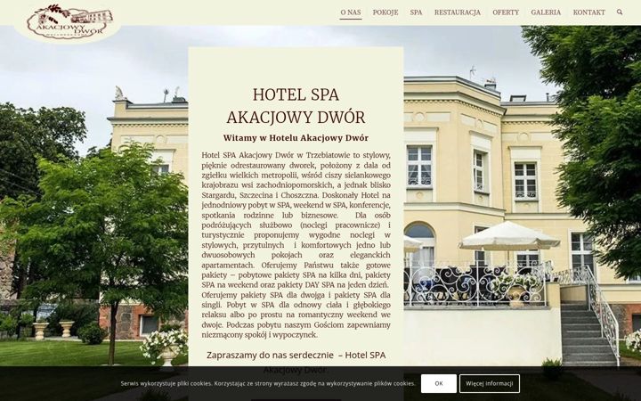 Screenshot of akacjowydwor-spa.pl