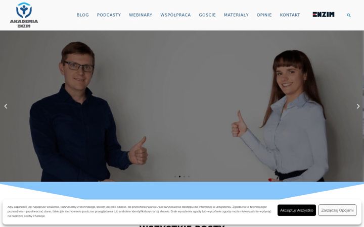 Screenshot of akademia-enzim.pl