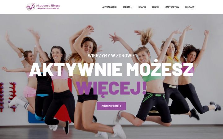 Screenshot of akademia-fitness.eu