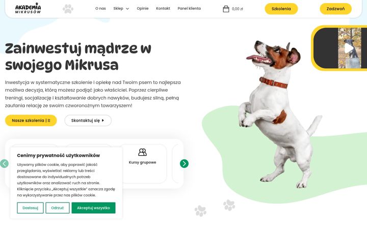 Screenshot of akademia-mikrusow.com