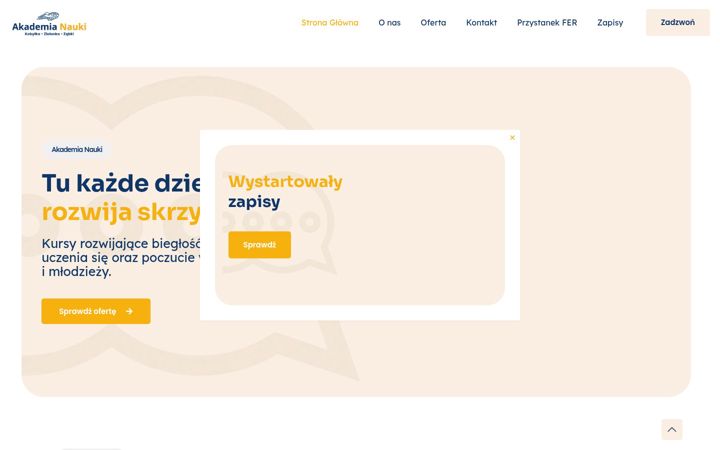 Screenshot of akademia-nauki.com.pl