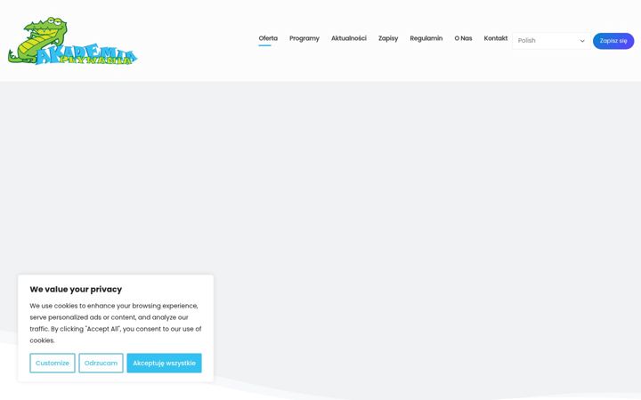 Screenshot of akademia-plywania.pl