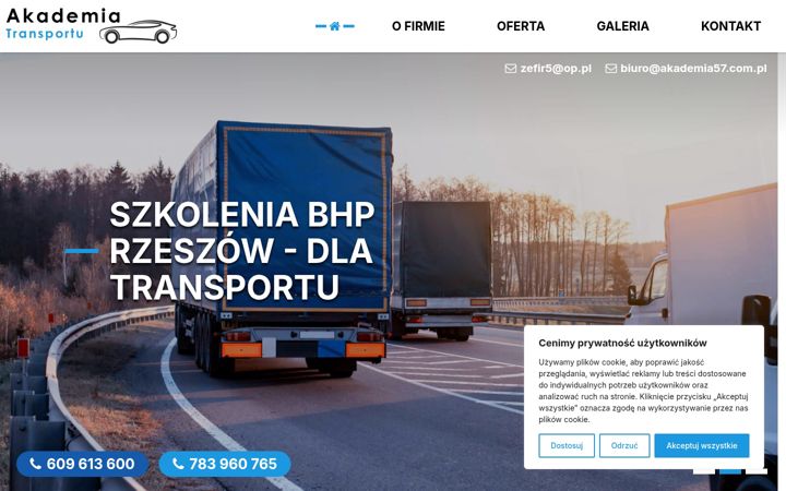 Screenshot of akademia-transportu.com