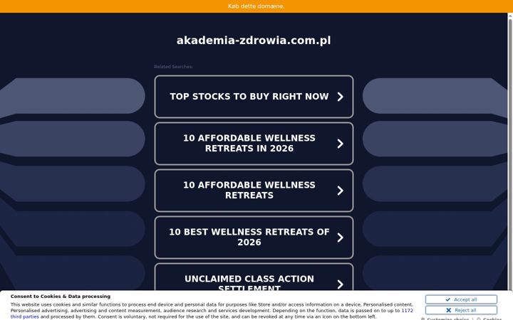 Snimka zaslona za akademia-zdrowia.com.pl