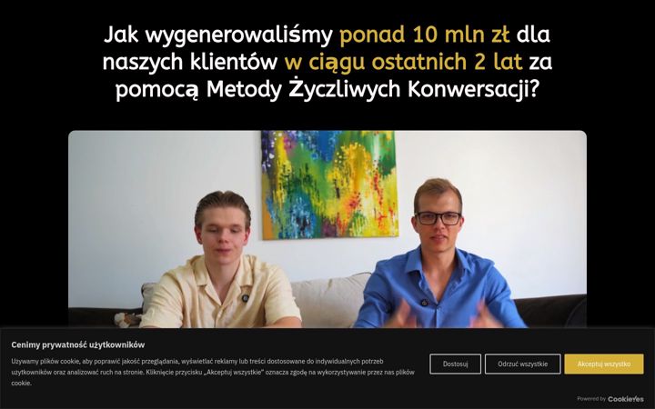 Ekrānuzņēmums no akademia100k.pl